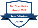 Avvo logo - Top Contributor Award 2015